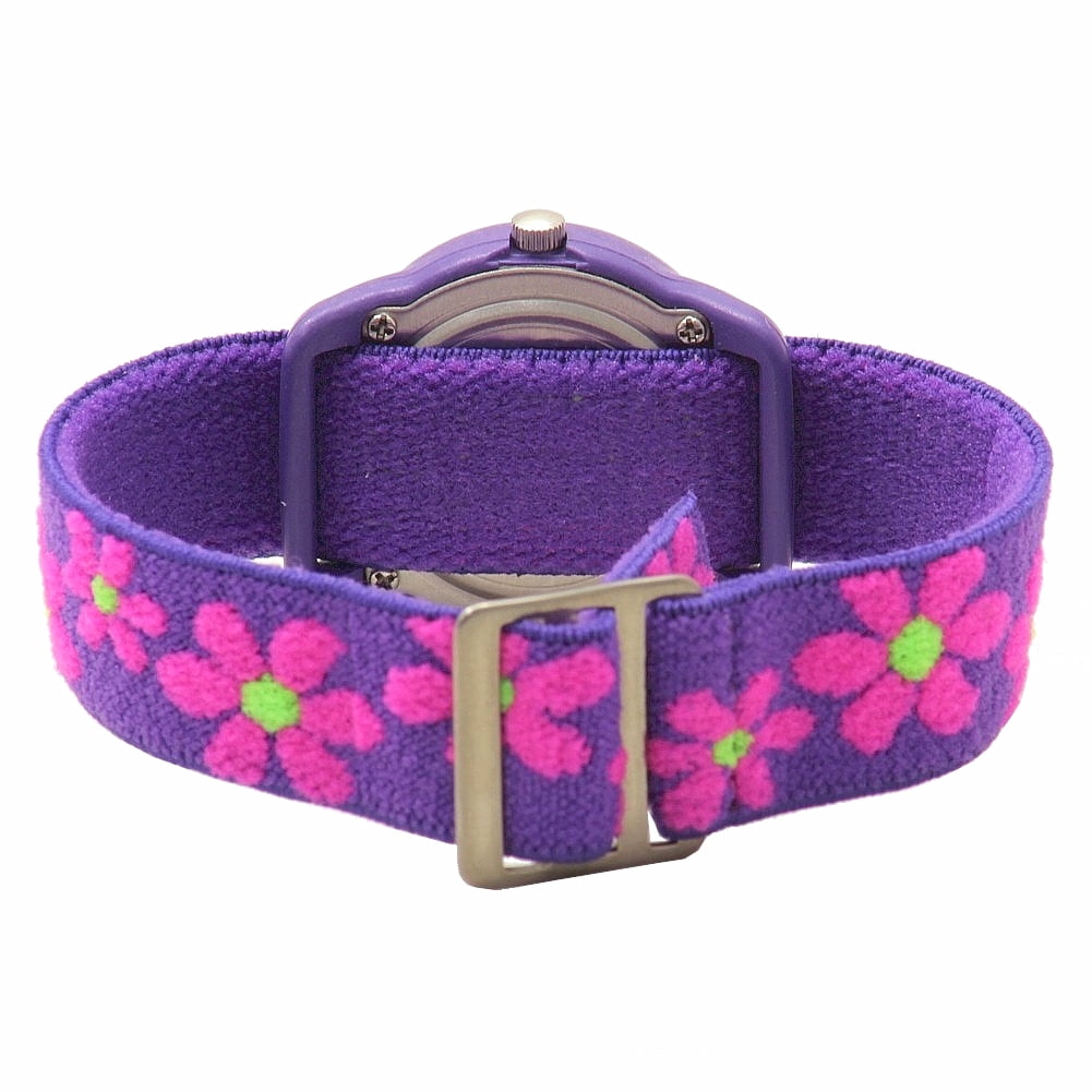 TIMEX TIME MACHINES® 29mm Floral Elastic Fabric Kids Watch