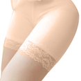 thumbnail image 2 of tasrioml Women Elastic Solid Color Lace Seamless Breathable Leggings Safety Pantie Shorts, 2 of 5