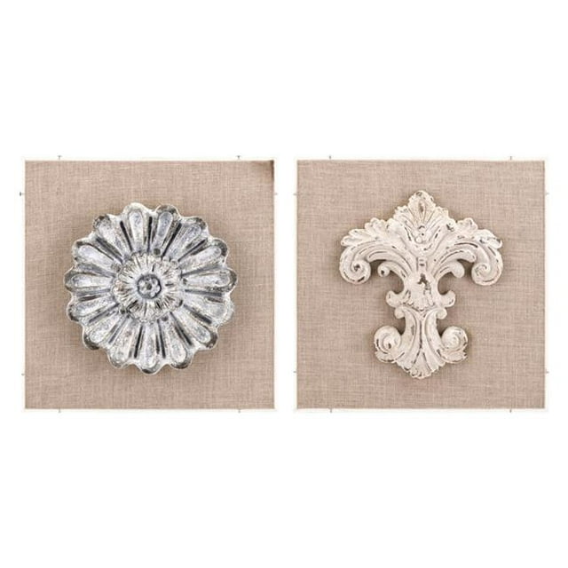 IMAX A0217132 Carlie Wall Decor, Beige - Assorted 2