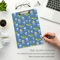 thumbnail image 5 of ALAZA Plastic Clipboard A4 Letter Size Decorative Clipboards for Students Women Men 9" x 12.5" Jellyfish Turtle Pattern, 5 of 6