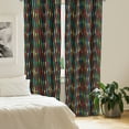 thumbnail image 2 of Ambesonne Colorful Curtains, Halftone Pattern Motif, Pair of 28"x84", Multicolor, 2 of 5