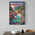 thumbnail image 6 of Huancavelica Peru Vintage City Travel Poster with Thermal Springs And Mountain Views Print Poster, 6 of 8