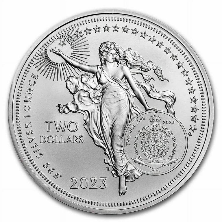 2023 Niue 1 oz Silver Icons of Inspiration: Marie Curie in