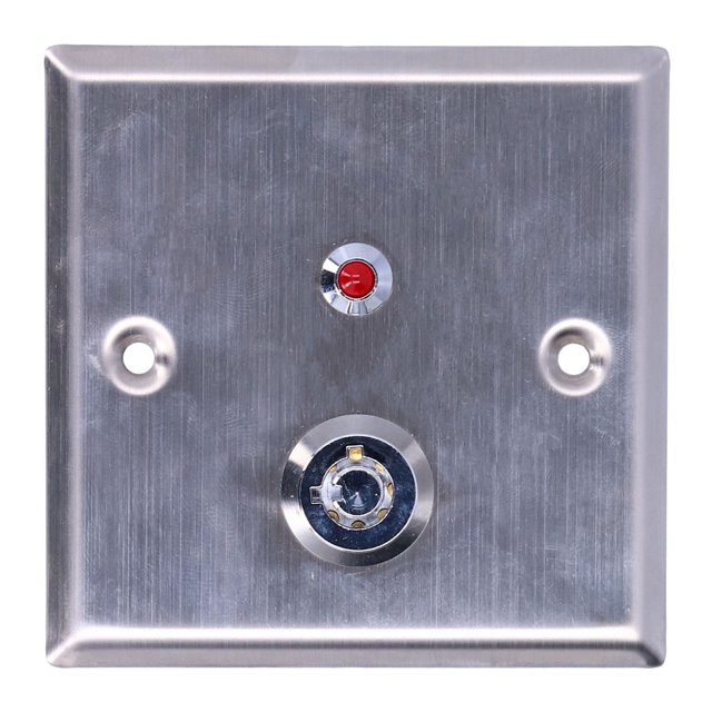 Interrupteur de Sortie, Système d'Entrée de Porte Rouge A Mené la Fonction de Signal d'Inviolabilité d'Utilisation Pratique pour la Sortie de Secours pour les Escaliers de Rechange pour la Porte pour Garage