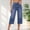 BU1, variant on DuoJiaJ Casual Capri Jeans Loose Fit Wide Leg Cropped Denim Pants Comfortable Stretch High Waist Trousers For Everyday Wear Women's Wide Leg Pants Blue L