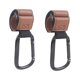 thumbnail image 2 of 2x Ganchos para cochecito de bebé Clip Accesorios para cochecito Ganchos para cochecito Ganchos para cochecito para Marrón claro, 2 of 9