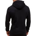 thumbnail image 5 of New Men's Slim Hoodie Warm Hooded Sweatshirt Coat Jacket Outwear Sweater Black XXXL, 5 of 5