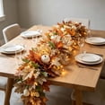 thumbnail image 5 of ChicYu Artificial Fall Maple Leaf Garland with Lights, Pumpkin Berry Vine for Mantel, 170cm LED Lighted Autumn Garland, Home Decor for Thanksgiving Party, Guirnalda de Otoño con Luces, 5 of 6