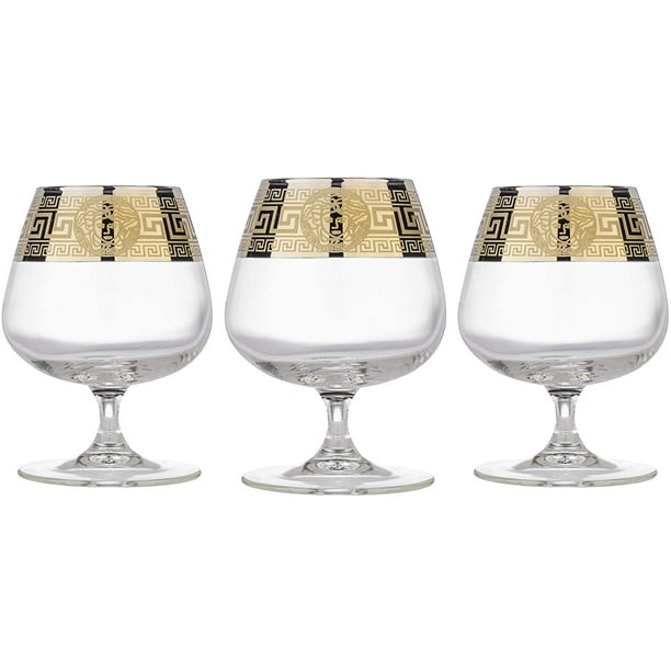 Glasstar 13.5Ounces Brandy Snifter Glass Set, Elegant Glasses for Old