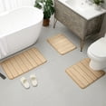 thumbnail image 2 of Bathroom Rug Set Clearance! Bath Rug For Bathroom Floor 3 Piece Set, Memory Foam Bath Mat, Bath Mat For Tub Slips Resistant, Bath Mat Set For Bathroom Floor, 2 of 7