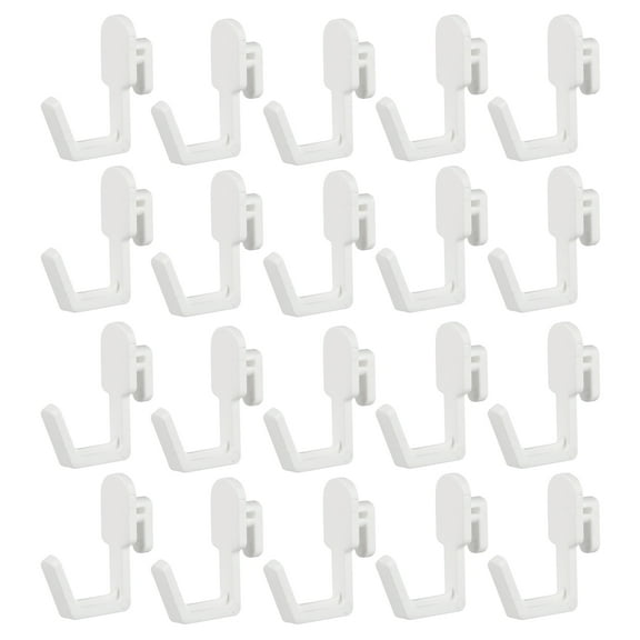 WEAVILUX Plastic Shape Pegboard Hooks for Organizer - Convenient Storage Accessories for Home and Garage