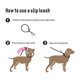 thumbnail image 4 of Correa para perros con gancho a presión, resistente y trenzada, para entrenamiento de perros, sin tirones, para perros medianos, grandes y pequeños, 4 of 7