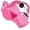 Hot Pink, variant on Fox 40 Pearl Safety Whistle with Lanyard - Neon Green