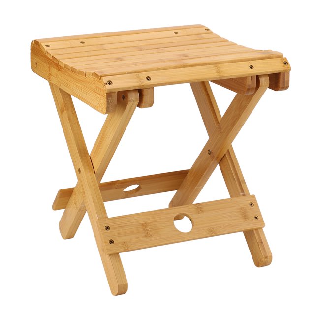Folding Stool,Folding Stool Bamboo Massage Shower Footrest Folding Stool Shaving Folding Stool Breakthrough Technology