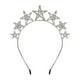 thumbnail image 2 of Diadema de novia con estrellas brillantes | Accesorios para el cabello con diamantes de imitación para mujeres y niñas | Tocado para bodas | Diseño de aleación y elástico, 2 of 6