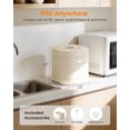 thumbnail image 4 of Lacidoll Low Temperature Cooking 3-Cup Uncooked / 6-Cup Cooked Electric Rice Cookers, White - Adjustable Temperature, 6 Menu Options, 12H Delay Timer, 4 of 10