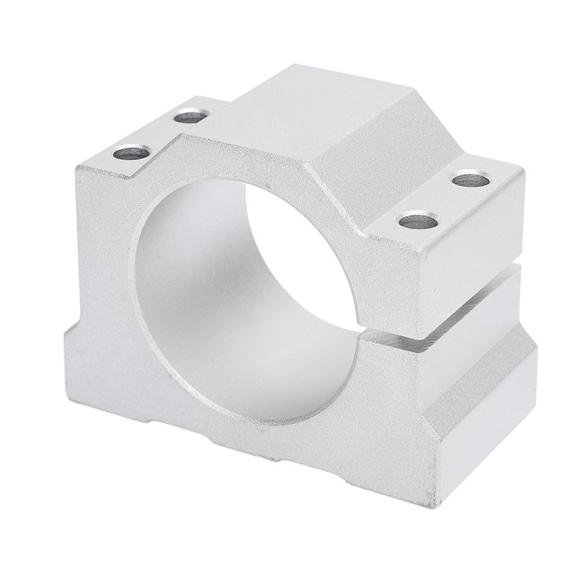Pince de Moteur, Support de Broche Moteur en Alliage d'Aluminium Résistant à la Rouille 45mm avec 4 Vis pour Machine CNC