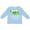 AE-Light Blue, variant on Gatlinburg, Tennessee- Mountains and Bear Shape Boys or Girls Long Sleeve Toddler T-Shirt