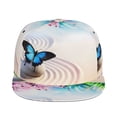 thumbnail image 2 of Balery Baseball Cap Flat Bill Hats for Men Adjustable Size for Running Workouts and Outdoor Activities All Seasons Dad Hat(Butterfly In Blossoms Zen ), 2 of 9