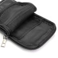 thumbnail image 5 of fankhu Men Vintage Pure Color Cowhide Small Waist Packs Wallet Phone Bag (Black), 5 of 9