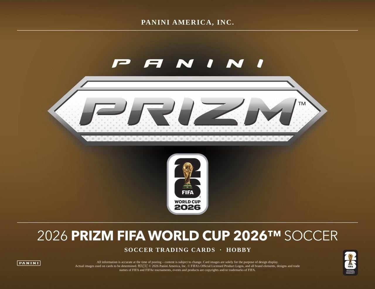2026 Panini Prizm World Cup Soccer Hobby Box
