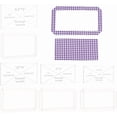 thumbnail image 2 of Plantilla rectangular para patchwork (8 piezas), medidas: 5x2.5/ 6x3/ 7.5x4/ 8.5x5 pulgadas. Guía de bloques de patchwork acrílicos para manualidades, corte y corte a mano. Grosor: 2.7 mm., 2 of 9