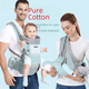 thumbnail image 1 of Taburete de cintura con correa para bebé, taburete de cintura para bebé, sujeción horizontal, mochila de doble uso delantera y trasera, artefacto de sujeción para bebé, 1 of 4