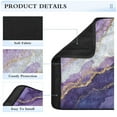 thumbnail image 4 of 2 Pcs Seat Belt Strap Covers Pad for Car Soft Flannel Car Seat Belt Shoulder for All Cars Abstract Dark Purple Marble, 4 of 8