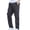 Dark Gray, variant on Puntoco Men's Solid Color Cargo Pants, Loose Straight‑Leg Pants Multi‑Pocket Casual Work Trousers with Flap Pockets for Outdoor Daily Wear Khaki XS
