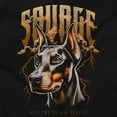 thumbnail image 2 of Urban Streetwear Savage Alpha Dog Romper Boys or Girls Infant Baby Brisco Brands NB, 2 of 6