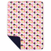 Bananafish Studio Circle Print Minky Reversible Blanket