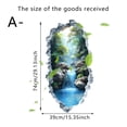 thumbnail image 3 of 3D Cracked Ocean World Bathroom Wall Sticker, Self-Adhesive Removable Nature Theme Wall Decal For Bedroom Living Room Home Decor, A1Pc 3D Visual Wall Art Decoration, 3 of 6