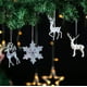 thumbnail image 1 of Fiudx Adorno de Copo de Nieve Acrílico, Diseño de Cristal de Hielo Transparente, Brillante Decoración para Árbol de Navidad, Ideal para Fiestas, Fácil de Colgar, 15 X 15 X 3 Cm, Ideal para Regalo de, 1 of 7