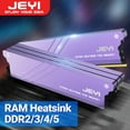 thumbnail image 2 of Memory RAM Heatsink With Thermal Pads, Desktop RAM Cooler DDR Radiation Dissipate for PC DIY DDR2 DDR3 DDR4 DDR5 Black 4pcs, 2 of 6