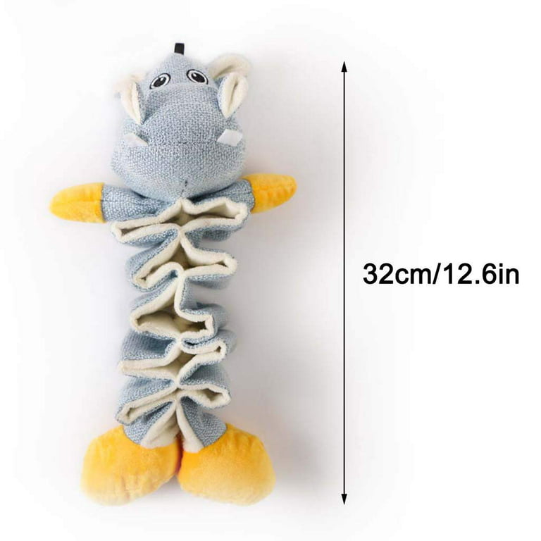 2-in-1 Interactive Plush Puzzle Dog Toys - Squeaky Pet and Puppy Enrichment  Toys for Small, Medium, and Large Dogs 