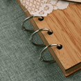 thumbnail image 4 of LAICAIW The Notebook Wooden Cover Journal Cut Wood Notebook Cut Notebook Magazine Love Wedding Supplies, 4 of 5