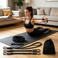 thumbnail image 4 of Hip Thrusts Belt Exercise Ankle Resistance Adjustable Hip Thrusts Resistant Padding for Dumbbells, 4 of 9