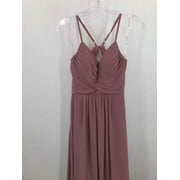 Pre-Owned Azazie Purple Size 10 Maxi Sleeveless Dress