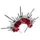 thumbnail image 4 of Diadema gótica Diadema de flores Diadema de diosa Diadema de cosplay Diadema de fiesta de Halloween, 4 of 6
