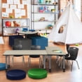 thumbnail image 2 of Regency Kee 42 x 30 in. Height Adjustable Mobile Classroom Activity Table- Maple Top & Grey Base, 2 of 5