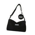 thumbnail image 1 of Bolso de hombro para mujer de gran capacidad con correa de hombro ajustable, bolsos cruzados Negro, 1 of 9