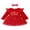 Red, variant on Bagilaanoe Toddler Baby Girl Christmas Dress Letters Print Ruffle Long Sleeve A-line Princess Dresses + Headband 9M 12M 18M 24M 3T 4T Kid Fall Patchwork Tulle Skirt