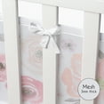 thumbnail image 6 of Sweet Jojo Designs + BreathableBaby Watercolor Floral Pink Grey and White Breathable Mesh Crib Liner Pad, 6 of 6