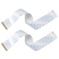 thumbnail image 1 of Unique Bargains FFC Cable 0.5mm Pitch 40 Pin 200mm Flat Ribbon Cable for LCD Screen B Type 2 Pack, 1 of 6