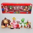 thumbnail image 3 of Juego Super Mario Toys Bros de , Juguetes de Mario para niños, Cifras de Juguete de PVC (6pc), 3 of 5