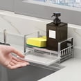 thumbnail image 2 of Kitchen Sink Caddy, Sponge Holder for Kitchen Sink,Kitchen Sink Organizer,Kitchen Sponge Holder,Dish Sponger Holder,Dish Soap Holder, 2 of 10