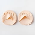 thumbnail image 6 of Half-sole socks, five-toe high-heel invisible socks, women's anti-slip silk socks, summer thin pure cotton sole socks, 6 of 8