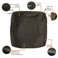 thumbnail image 3 of Classic Accessories Ravenna Water-Resistant Patio Chair Seat Cushion Cover, 18 x 18 x 2 Inch, Espresso, 3 of 12