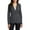 Battleship Grey, variant on Womens Cotton Blend Knit Blazer with Peak Lapel Long Sleeves