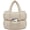 Beige, variant on women large puffer purse puffy tote bags light weight handmade nylon bag woven shoulder handbag
